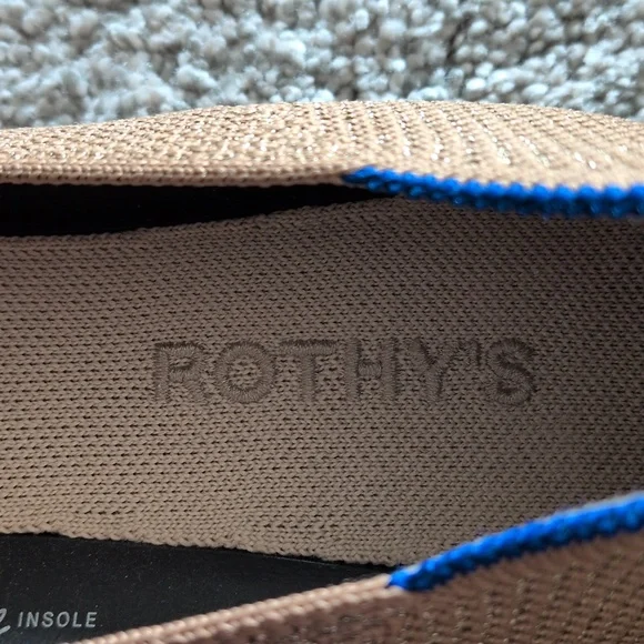 Rothy's The Ballet Flat Goldstone Size 9.5 - Picture 8 of 8